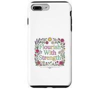 Carcasa para iPhone 7 Plus/8 Plus Diseño Floral Inspirador florece con Fuerza