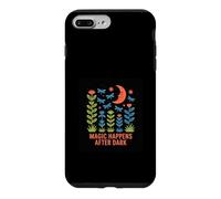Carcasa para iPhone 7 Plus/8 Plus Diseño Magic Happens After Dark Moon & Flowers