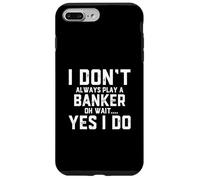 Carcasa para iPhone 7 Plus/8 Plus Disfraz de banquero Divertido Trabajo bancario Agradecimiento a los empleados banqueros