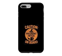 Carcasa para iPhone 7 Plus/8 Plus Disfraz de Halloween Embarazada Espeluznante mamá bebé Boo vibras