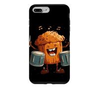 Carcasa para iPhone 7 Plus/8 Plus Disfraz de Pastel de Muffin de Tambor para Cupcakes y Tambores horneados