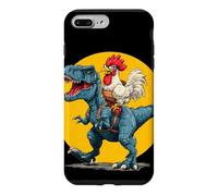 Carcasa para iPhone 7 Plus/8 Plus Disfraz de Pollo Best Friends para Amantes de los Dinosaurios