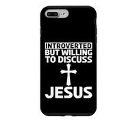 Carcasa para iPhone 7 Plus/8 Plus Dispuesto a discutir Jesús Cristianos Religiosos Introvertidos