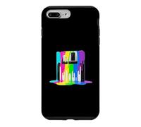 Carcasa para iPhone 7 Plus/8 Plus Disquete Retro de Pintura goteando