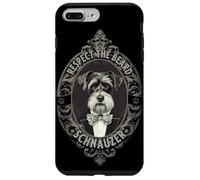 Carcasa para iPhone 7 Plus/8 Plus Distinguido Schnauzer Vintage Barbudo Caballero