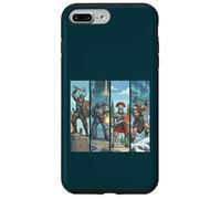 Carcasa para iPhone 7 Plus/8 Plus Diverse Warriors: Pintura vikinga Romana en Miniatura