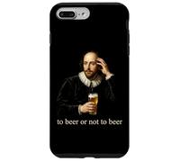 Carcasa para iPhone 7 Plus/8 Plus Divertida Cerveza Shakespeare Beber Bar Vintage Fiesta Humor Regalo