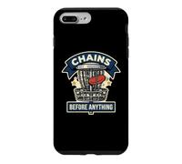 Carcasa para iPhone 7 Plus/8 Plus Divertida Cesta de Golf Chains Before Anything Frisbee Sport