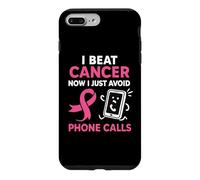 Carcasa para iPhone 7 Plus/8 Plus Divertida superviviente de cáncer de Mama Pink Ribbon Warrior Antisocial