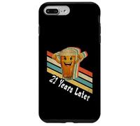Carcasa para iPhone 7 Plus/8 Plus Divertida Taza de Cerveza 21 Years Later, diseño Retro de 21 cumpleaños