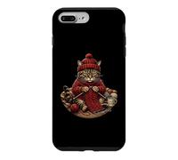 Carcasa para iPhone 7 Plus/8 Plus Divertido Amante del té y la tensión para Gatos tejedores