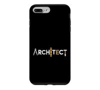 Carcasa para iPhone 7 Plus/8 Plus Divertido Arquitecto Diciendo Herramientas Iconos Letras Gráfico