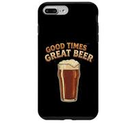 Carcasa para iPhone 7 Plus/8 Plus Divertido Bar de Cerveza para Beber Cerveza Vintage Fiesta Humor Regalo Buenos Momentos