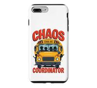 Carcasa para iPhone 7 Plus/8 Plus Divertido Conductor de autobús Escolar Coordinador Profesional de Caos