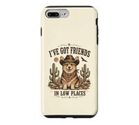 Carcasa para iPhone 7 Plus/8 Plus Divertido Corgi Cowboy in Low Places Country Friends Dog Humor
