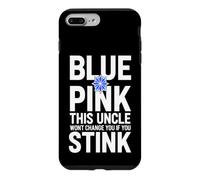 Carcasa para iPhone 7 Plus/8 Plus Divertido Dicho Rosa This Uncle Wont Change You If You Stink