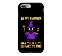 Carcasa para iPhone 7 Plus/8 Plus Divertido Diciendo Que mis Enemigos Pueden Encontrar Tus Llaves difíciles