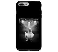 Carcasa para iPhone 7 Plus/8 Plus Divertido diseño de Meme de Estilo Vintage de Pollo OVNI