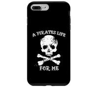 Carcasa para iPhone 7 Plus/8 Plus Divertido diseño Pirata con Calavera y Tibias Cruzadas de Life of A Pirates