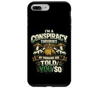 Carcasa para iPhone 7 Plus/8 Plus Divertido Diseño Retro para Teóricos de Conspiraciones
