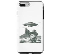 Carcasa para iPhone 7 Plus/8 Plus Divertido gnomo del Desierto OVNI Alien Western Encounter Design