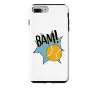 Carcasa para iPhone 7 Plus/8 Plus Divertido gráfico de cómic de Tenis Bam para Jugador de Tenis