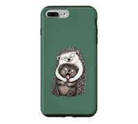 Carcasa para iPhone 7 Plus/8 Plus Divertido Introvertido Abrazo Torpe Erizo Animal Humor sarcástico