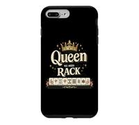 Carcasa para iPhone 7 Plus/8 Plus Divertido Juego de fichas Mahjong Queen of The Rack