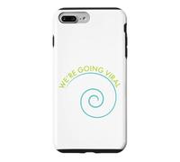 Carcasa para iPhone 7 Plus/8 Plus Divertido Juego de Palabras de microbiología Nos Estamos volviendo virales