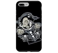 Carcasa para iPhone 7 Plus/8 Plus Divertido Kart de Calavera en un go para niños de Carreras Divertido de los años 90
