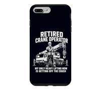 Carcasa para iPhone 7 Plus/8 Plus Divertido Operador de Grúa Jubilación Humor de Levantamiento Pesado