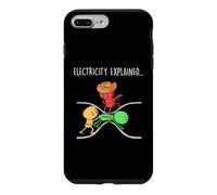 Carcasa para iPhone 7 Plus/8 Plus Divertido Profesor de Física Electricidad Explicó Científico