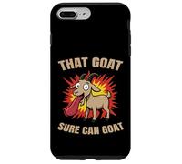 Carcasa para iPhone 7 Plus/8 Plus Divertido simulador de Cabra Que la Cabra Seguro Puede Humor de Cabra