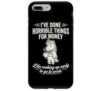 Carcasa para iPhone 7 Plus/8 Plus Divertido Unicornio Sarcástico Despertar Temprano Humor Mágico Cansado