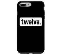 Carcasa para iPhone 7 Plus/8 Plus Doce Duodécimo Cumpleaños 12 Año Niño 12 Cumpleaños Niña