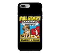 Carcasa para iPhone 7 Plus/8 Plus Dog Full Name Funny Dog Owner Pop Art Comic Guilty Dog