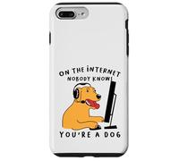 Carcasa para iPhone 7 Plus/8 Plus Dog Gamer En Internet, Nadie Sabe Que Eres un Perro