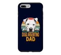 Carcasa para iPhone 7 Plus/8 Plus Dogo Argentino Dog Dad Retro Vintage Mis Perros Son Mi Cardio