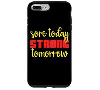 Carcasa para iPhone 7 Plus/8 Plus Dolor Hoy Fuerte Mañana Entrenamiento Motivacional Tipografía