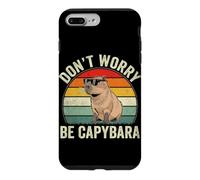 Carcasa para iPhone 7 Plus/8 Plus Don't Worry Be Capy - Funny Capybara