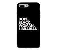 Carcasa para iPhone 7 Plus/8 Plus Dope Bibliotecaria Mujer Negra Bibliotecarios Afroamericanos