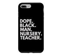 Carcasa para iPhone 7 Plus/8 Plus Dope Black Man Nursery Teacher Orgullo afroamericano