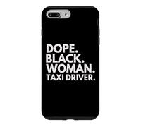 Carcasa para iPhone 7 Plus/8 Plus Dope Black Woman Taxi Driver Afroamericano Taxi Conductores