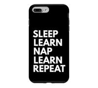 Carcasa para iPhone 7 Plus/8 Plus Dormir Siesta Aprende Amante del Aprendizaje repetido