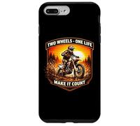 Carcasa para iPhone 7 Plus/8 Plus Dos Ruedas One Life Make It Count Dirt Bike Rider Moto