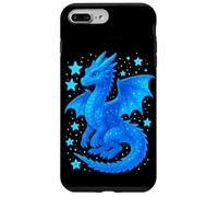 Carcasa para iPhone 7 Plus/8 Plus Dragon Azul Mistico Ilustracion Fantasia Celestial Adorable