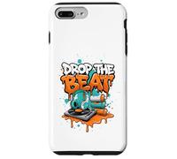 Carcasa para iPhone 7 Plus/8 Plus Drop The Beat Street Art DJ Auriculares de Vinilo para Tocadiscos