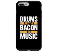 Carcasa para iPhone 7 Plus/8 Plus Drums Are The Bacon of Music