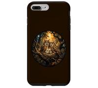 Carcasa para iPhone 7 Plus/8 Plus Dulce búho búho Silvestre observador de Aves Rapaces Primavera