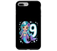 Carcasa para iPhone 7 Plus/8 Plus Dulce Sirena 9 Cumpleaños Niña Fiesta Bajo El Agua